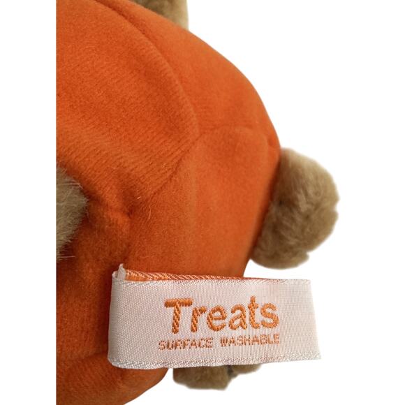 Russ Plush Stuffed Animal Halloween Jack O Lantern Bear Treats 6 Inches Tall - Picture 7 of 9